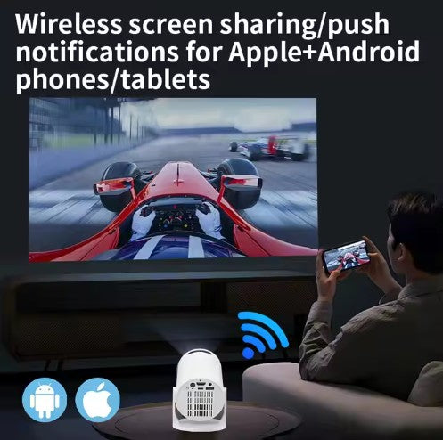 Projector met 500 ANSI Lumen – Compact Beeld, Krachtige Helderheid 🎬✨x