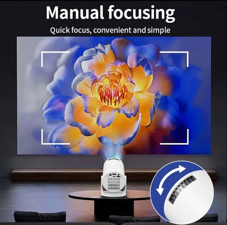 Projector met 500 ANSI Lumen – Compact Beeld, Krachtige Helderheid 🎬✨x