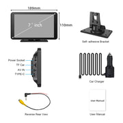 CarPlay Auto Scherm 7 Inch – Plug and Play Dashboard Display