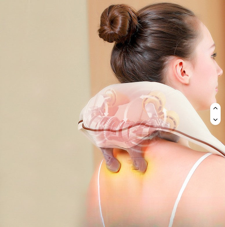 Nek- en Schoudermassageapparaat met Warmte – Ontspanning op elk moment 🔥