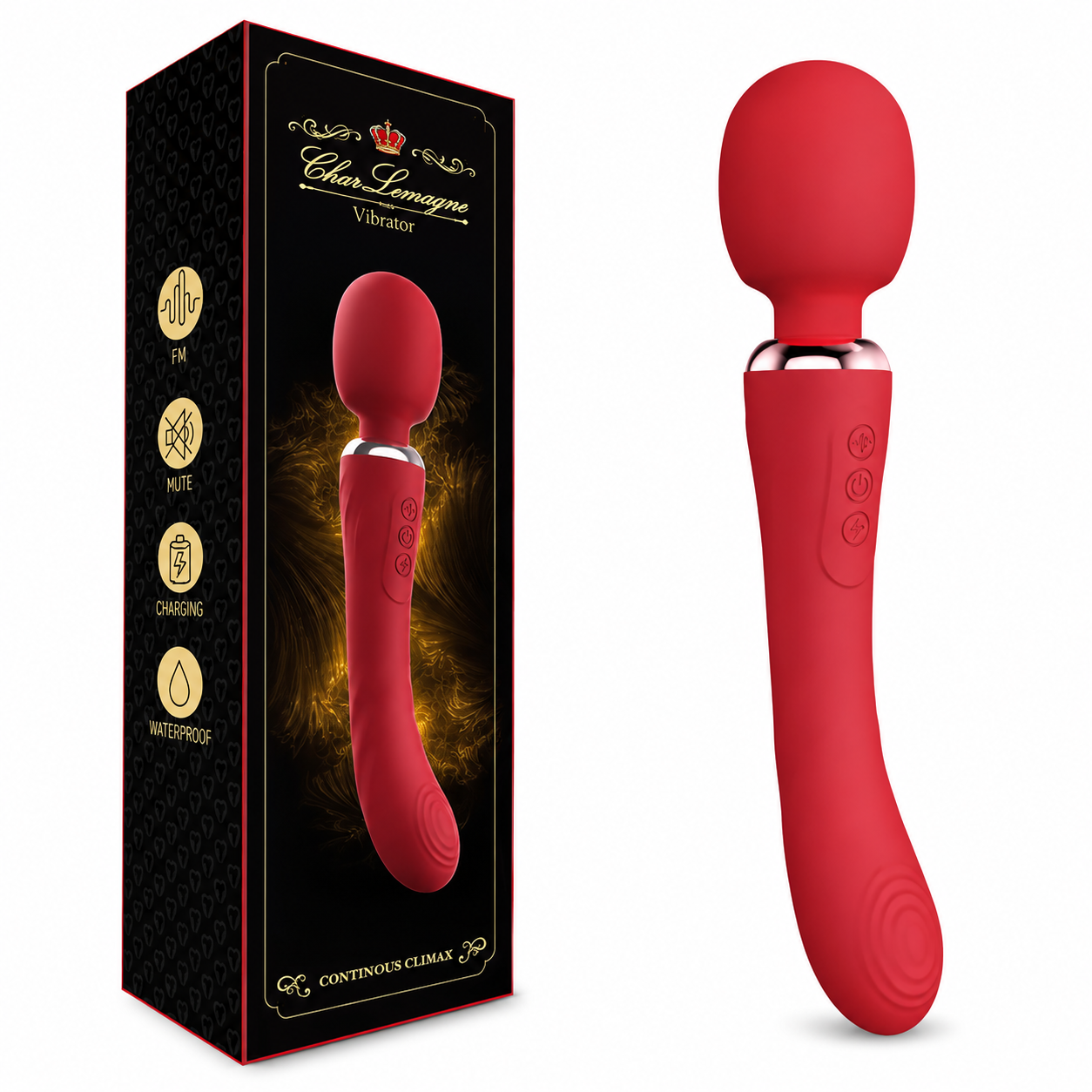 Oplaadbare Wellness Massager – Magic Wand Design