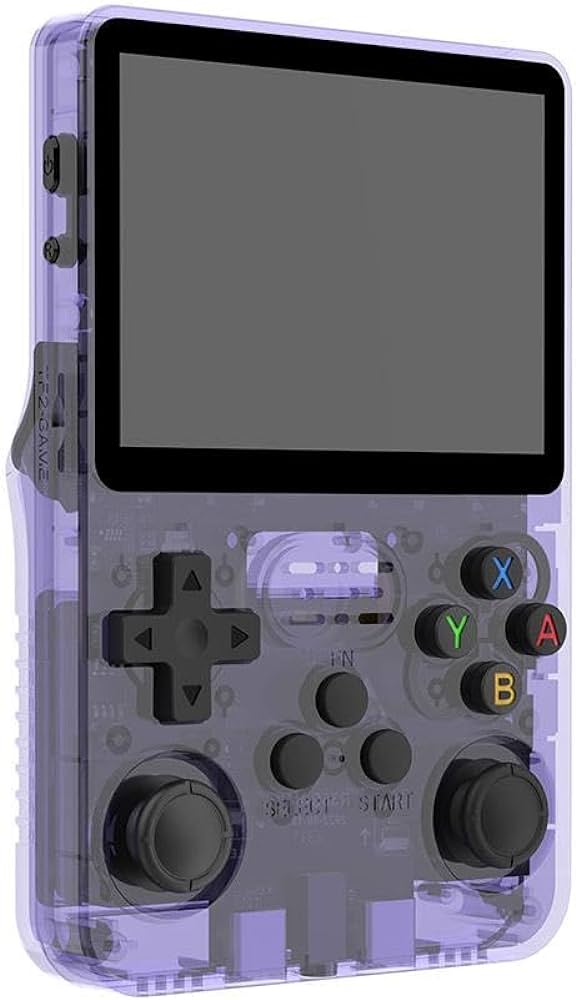 Retro Game Console Handheld R36S Paars – 15000+ Games – 64GB – Draagbaar