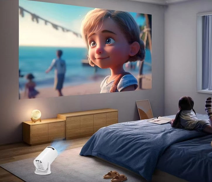 Projector met 500 ANSI Lumen – Compact Beeld, Krachtige Helderheid 🎬✨x