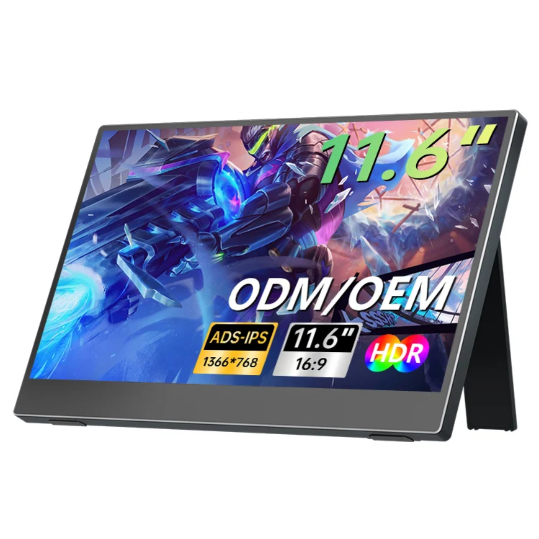 Draagbare 11.6" Monitor – Compact, Slim en Direct Aansluiten 💼🖥️